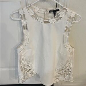 Maje Lauresque Embroided Vest Top